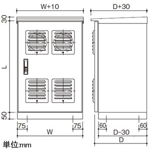 パナソニック 【受注生産品】スコットトランス箱 単相2線式 スコットトランス容量3kVA リチウムイオン蓄電システム専用 【受注生産品】スコットトランス箱 単相2線式 スコットトランス容量3kVA リチウムイオン蓄電システム専用 BNSC03 画像2