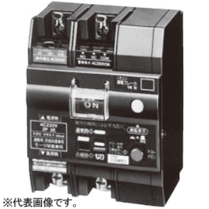 グリーンパワー リモコン漏電ブレーカ 盤用 YR-30型 瞬時励磁式 モータ保護用 30AF 2P2E 操作回路電圧100V 15A 感度電流30mA  JIS協約形シリーズ BYR21531