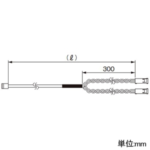 パナソニック エネルギーモニタCTケーブル 5m エネルギーモニタCTケーブル 5m BT37235 画像2