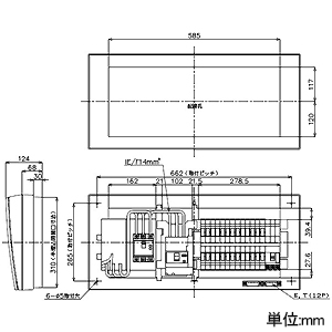 パナソニック 住宅分電盤 《コスモパネル》 創蓄連携システム対応 自立出力単相3線用 リミッタースペース付 26回路+3回路スペース 主幹容量60A 住宅分電盤 《コスモパネル》 創蓄連携システム対応 自立出力単相3線用 リミッタースペース付 26回路+3回路スペース 主幹容量60A BQL36263LJ 画像3