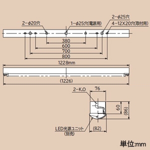 日立 【受注生産品】交換形LEDベース器具 《スマートユニット》 特殊環境対応 防湿・防雨形(オイルミスト対応) 直付形 40形 トラフ形 固定出力形 7000lmタイプ FHF32形×2灯器具相当 高出力(H)形 電球色 【受注生産品】交換形LEDベース器具 《スマートユニット》 特殊環境対応 防湿・防雨形(オイルミスト対応) 直付形 40形 トラフ形 固定出力形 7000lmタイプ FHF32形×2灯器具相当 高出力(H)形 電球色 WGP4A1+WGE407LE-N14A1 画像2