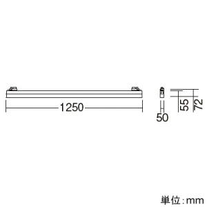 遠藤照明 LEDデザインベースライト 《リニア50》 プラグタイプ 長さ1200mmタイプ 無線調光 ナチュラルホワイト(4000K) 白 LEDデザインベースライト 《リニア50》 プラグタイプ 長さ1200mmタイプ 無線調光 ナチュラルホワイト(4000K) 白 ERK1043W+FAD-747WA 画像2