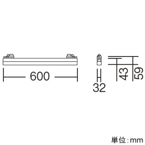 遠藤照明 【お買い得品 10台セット】LEDデザインベースライト 《リニア32》 プラグタイプ 長さ600mmタイプ 非調光 温白色 白 【お買い得品 10台セット】LEDデザインベースライト 《リニア32》 プラグタイプ 長さ600mmタイプ 非調光 温白色 白 ERK1069W+RAD-625WWA_set 画像2