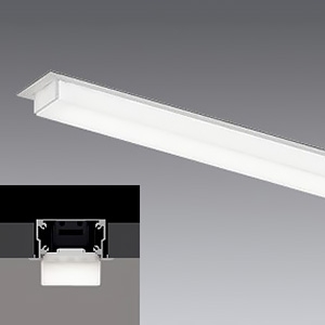 遠藤照明 LEDデザインベースライト 《リニア50》 半埋込タイプ 単体用 長さ1200mmタイプ 5200lmタイプ 無線調光 温白色 ERK9944W+FAD-747WWA