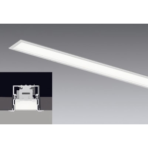 遠藤照明 LEDデザインベースライト 《リニア50》 スリット埋込タイプ 単体用 長さ1200mmタイプ 5200lmタイプ 非調光 昼白色 ERK1007W+RAD-748NB
