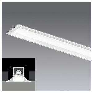 遠藤照明 LEDデザインベースライト 《リニア32》 埋込開放タイプ 単体用 長さ1200mmタイプ 3000lmタイプ 無線調光 温白色 ERK1019W+FAD-621WWA