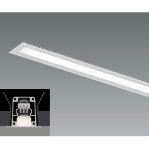 遠藤照明 LEDデザインベースライト 《リニア17》 スリット埋込タイプ 単体・連結兼用 長さ600mmタイプ 無線調光 ナチュラルホワイト(4000K) LEDデザインベースライト 《リニア17》 スリット埋込タイプ 単体・連結兼用 長さ600mmタイプ 無線調光 ナチュラルホワイト(4000K) ERK1037W+FAD-823W