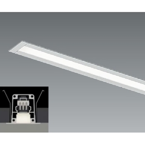 遠藤照明 LEDデザインベースライト 《リニア17》 スリット埋込タイプ 単体・連結兼用 長さ600mmタイプ 無線調光 温白色 ERK1037W+FAD-823WW