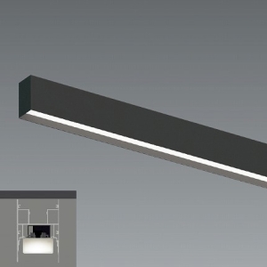 遠藤照明 LEDデザインベースライト 《リニア50》 直付タイプ 単体・連結兼用 長さ1200mmタイプ 無線調光 昼白色 黒 ERK9992BA+FAD-747NA