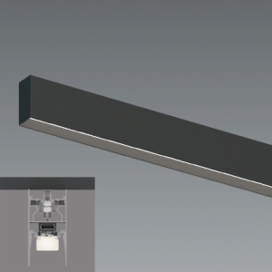 遠藤照明 LEDデザインベースライト 《リニア32》 直付タイプ 単体・連結兼用 長さ1500mmタイプ 無線調光 温白色 黒 ERK1070BA+FAD-913WWA