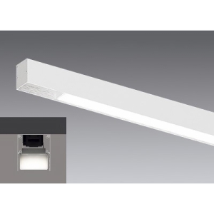 遠藤照明 LEDデザインベースライト 《リニア50》 直付スリットタイプ 単体用 長さ1500mmタイプ 非調光 ナチュラルホワイト(4000K) ERK9947W+RAD-748WB