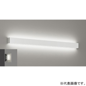 遠藤照明 LEDデザインベースライト 《リニア50》 直付ブラケットタイプ 単体・連結兼用 長さ600mmタイプ 上下配光 PWM制御調光 温白色 ERK9996W+RAD-809WWA