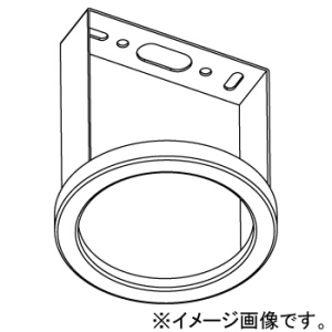 遠藤照明 直付取付金具 φ75mm埋込オプション機器用 白 直付取付金具 φ75mm埋込オプション機器用 白 FX-269W