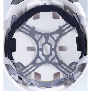 ジェントス GENTOS GRIT ヘッドライト一体化可能ヘルメット 成型内装タイプ 白 GENTOS GRIT ヘッドライト一体化可能ヘルメット 成型内装タイプ 白 GH01VYM-WH 画像5