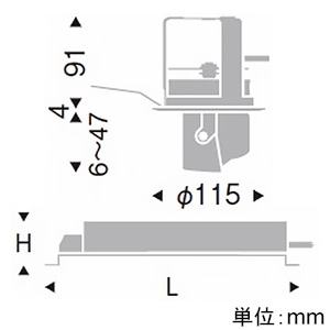 遠藤照明 LEDダウンスポットライト 900TYPE 12Vφ50省電力ダイクロハロゲン球75W形50W器具相当 埋込穴φ100mm 狭角配光 非調光 電球色(2700K) 演色Ra85 LEDダウンスポットライト 900TYPE 12Vφ50省電力ダイクロハロゲン球75W形50W器具相当 埋込穴φ100mm 狭角配光 非調光 電球色(2700K) 演色Ra85 ERD7440W+RX-361NA 画像2