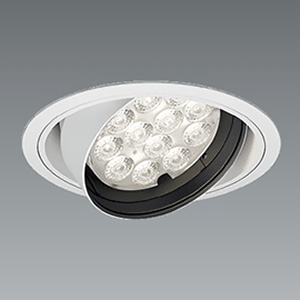 遠藤照明 LEDユニバーサルダウンライト 2400TYPE CDM-TC70W器具相当 埋込穴φ125mm 狭角配光 無線調光 ナチュラルホワイト(4000K) ERD7279W+FX-390NA