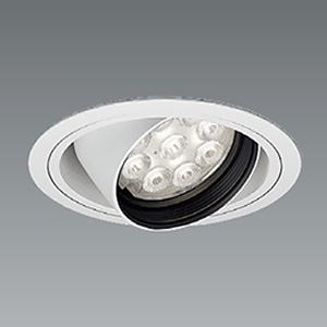 遠藤照明 LEDユニバーサルダウンライト 1200TYPE セラメタプレミアS35W器具相当 埋込穴φ100mm 超広角配光 位相制御調光 温白色 ERD7307W+RX-408N