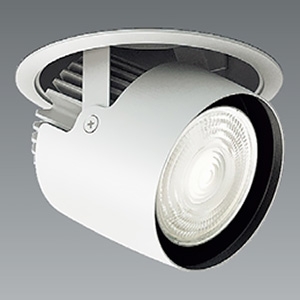 遠藤照明 LEDダウンスポットライト 3000TYPE CDM-T70W器具相当 埋込穴φ125mm 超広角配光 非調光 温白色 演色Ra96 ERD6746W+RX-357N