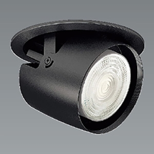 遠藤照明 LEDダウンスポットライト 1400TYPE CDM-R35W器具相当 埋込穴φ100mm 超広角配光 無線調光 温白色 演色Ra96 黒 ERD6773B+FX-391NA