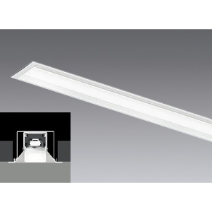 遠藤照明 LEDデザインベースライト 《リニア32》 埋込開放タイプ 連結端用 長さ600mmタイプ 拡散配光 調光調色 12000〜1800K ERK1022W+SAD-406X