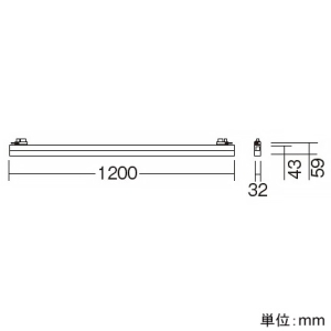 遠藤照明 LEDデザインベースライト 《リニア32》 プラグタイプ 長さ1200mmタイプ 拡散配光 調光調色 12000〜1800K 黒 LEDデザインベースライト 《リニア32》 プラグタイプ 長さ1200mmタイプ 拡散配光 調光調色 12000〜1800K 黒 ERK1044B+SAD-404X 画像3