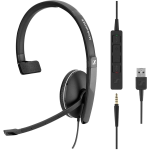 ゼンハイザー EPOS USB&3.5 mm ジャック 接続 片耳 UC ヘッドセット SC 135 USB AWSテクノロジーパートナー認定製品 508316 SC135USB
