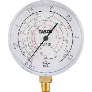 タスコ ハイブリッド式 圧力計/連成計 ハイブリッド式 圧力計/連成計 TA141S