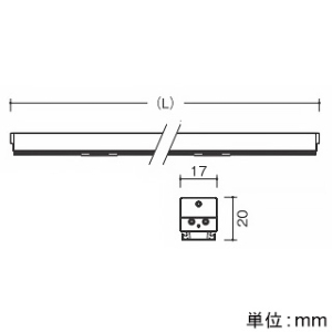 遠藤照明 LED間接照明 《リニア17》 長さ1500mmタイプ 防湿・防雨形 拡散配光 調光調色 12000〜1800K 電源別売 LED間接照明 《リニア17》 長さ1500mmタイプ 防湿・防雨形 拡散配光 調光調色 12000〜1800K 電源別売 SXX9010M 画像2