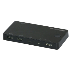ラトックシステム 4K HDMIディスプレイ/USBキーボード・マウス パソコン切替器 (USB-C/Aパソコン対応) RS-240CA-4K
