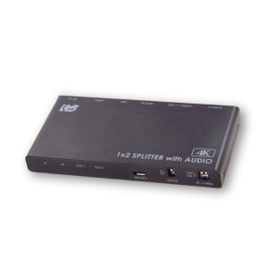 ラトックシステム 4K60Hz/ダウンスケール対応 外部音声出力付 HDMI分配器(1入力2出力) 4K60Hz/ダウンスケール対応 外部音声出力付 HDMI分配器(1入力2出力) RS-HDSP2PA-4K