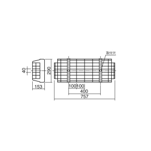 パナソニック LED蛍光灯兼用ガード ガード iDシリーズ20形 /LDL20形 用 LED蛍光灯兼用ガード ガード iDシリーズ20形 /LDL20形 用 FK22533