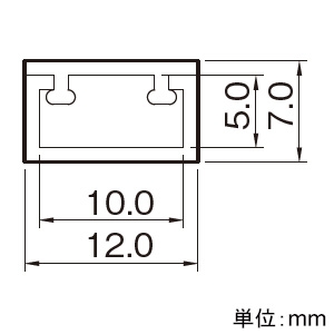 マサル工業 ミニモール 1m ミルキーホワイト ミニモール 1m ミルキーホワイト FM03 画像2