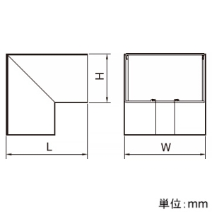 マサル工業 【受注生産品】外マガリ 7号200型 グレー 《エムケーダクト付属品》 【受注生産品】外マガリ 7号200型 グレー 《エムケーダクト付属品》 MDS7201 画像3