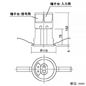 パナソニック 【受注生産品】照明制御コントローラ 《セパレートセルコン》 埋込型 200〜220V 埋込穴φ100mm 人感センサ付 【受注生産品】照明制御コントローラ 《セパレートセルコン》 埋込型 200〜220V 埋込穴φ100mm 人感センサ付 FSK90702 画像2