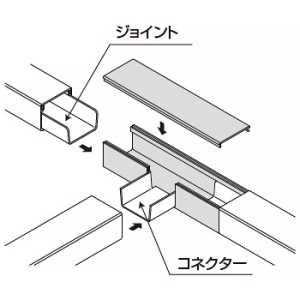 マサル工業 T型ブンキ 5号150型 クリーム 《エムケーダクト付属品》 T型ブンキ 5号150型 クリーム 《エムケーダクト付属品》 MDT5155 画像2