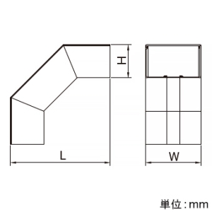 マサル工業 【受注生産品】外大マガリ 6号150型 ホワイト 《エムケーダクト付属品》 【受注生産品】外大マガリ 6号150型 ホワイト 《エムケーダクト付属品》 MDLS6152 画像3