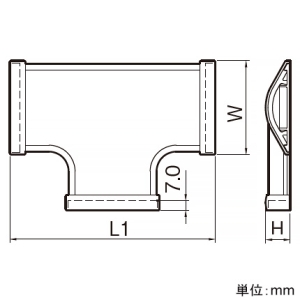 マサル工業 T型ブンキ 特4号 《ガードマン&#8545;アルミ付属品》 T型ブンキ 特4号 《ガードマン&#8545;アルミ付属品》 GBLT4S 画像3