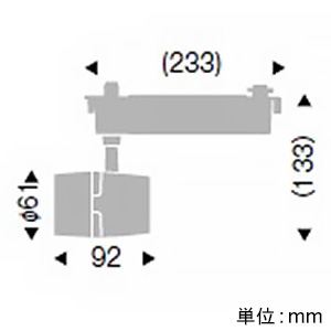 遠藤照明 LEDスポットライト プラグタイプ 600TYPE 110Vダイクロハロゲン球50W器具相当 中角配光 位相制御調光 温白色 演色Ra95 黒 LEDスポットライト プラグタイプ 600TYPE 110Vダイクロハロゲン球50W器具相当 中角配光 位相制御調光 温白色 演色Ra95 黒 ERS4889B 画像2