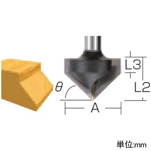 マキタ カク面ビット 呼び60° 全長53mm カク面ビット 呼び60° 全長53mm D-08274 画像2