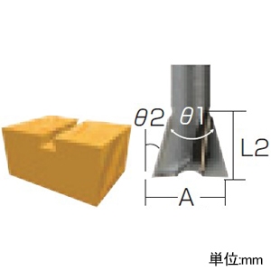 マキタ アリ溝ビット 呼び12 全長50mm アリ溝ビット 呼び12 全長50mm D-21490 画像2