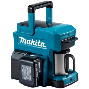 マキタ 充電式コーヒーメーカー 本体のみ 10.8V(スライド式)〜18V 給水タンク容量240mL 充電式コーヒーメーカー 本体のみ 10.8V(スライド式)〜18V 給水タンク容量240mL CM501DZ