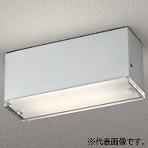 オーデリック LED小型ポーチライト 防雨型 高演色LED 白熱灯器具40W相当 LED一体型 拡散光カバータイプ 昼白色 天井面取付専用 マットシルバー OG264100NR