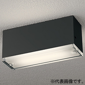 オーデリック LED小型ポーチライト 防雨型 高演色LED 白熱灯器具40W相当 LED一体型 拡散光カバータイプ 昼白色 天井面取付専用 黒色 OG264099NR