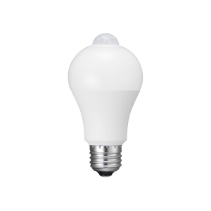 ヤザワ LED電球 A形 60W相当 電球色 センサー付き LDA8LGP2