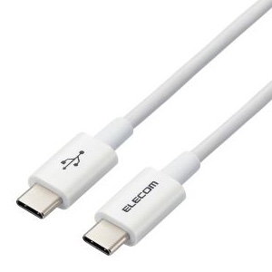 ELECOM USB2.0ケーブル TypeC-TypeC やわらか耐久 長さ2.0m ホワイト USB2.0ケーブル TypeC-TypeC やわらか耐久 長さ2.0m ホワイト MPA-CCYS20NWH