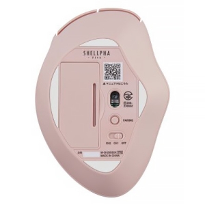 ELECOM 抗菌静音マウス 《SHELLPHA》 Bluetooth&reg;5.0 BlueLED方式 Mサイズ 5ボタン ピンク 抗菌静音マウス 《SHELLPHA》 Bluetooth&reg;5.0 BlueLED方式 Mサイズ 5ボタン ピンク M-SH20BBSKPN 画像2