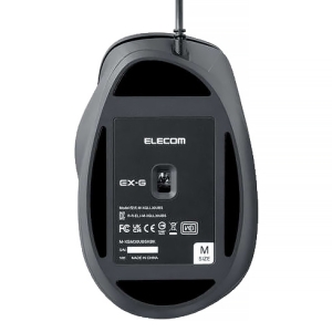 ELECOM 静音有線マウス 《EX-G》 BlueLED方式 Mサイズ 5ボタン ブラック 静音有線マウス 《EX-G》 BlueLED方式 Mサイズ 5ボタン ブラック M-XGM30UBSKBK 画像2