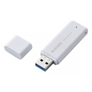 ELECOM 外付けポータブルSSD 500GB USB3.2Gen1対応 ホワイト ESD-EMC0500GWH
