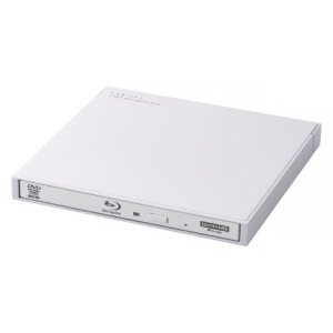 ELECOM ポータブルBlu-rayドライブ USB3.2Gen1・UHDBD対応 再生・編集・書込ソフト付 ホワイト LBD-PWB6U3CVWH