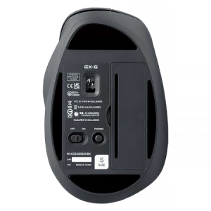 ELECOM 静音マウス 《EX-G》 Bluetooth&reg;5.0 BlueLED方式 Sサイズ 5ボタン ブラック 静音マウス 《EX-G》 Bluetooth&reg;5.0 BlueLED方式 Sサイズ 5ボタン ブラック M-XGS30BBSKBK 画像2